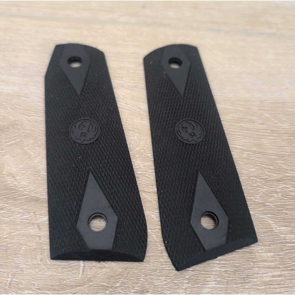 Hogue Black Grips For Ruger 22/45 RP .22 Auto OD Black Rubber